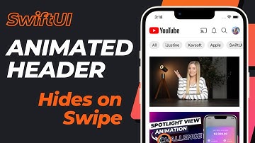 SwiftUI Animated Header - Hides On Swipe - Xcode 14 - SwiftUI Tutorials