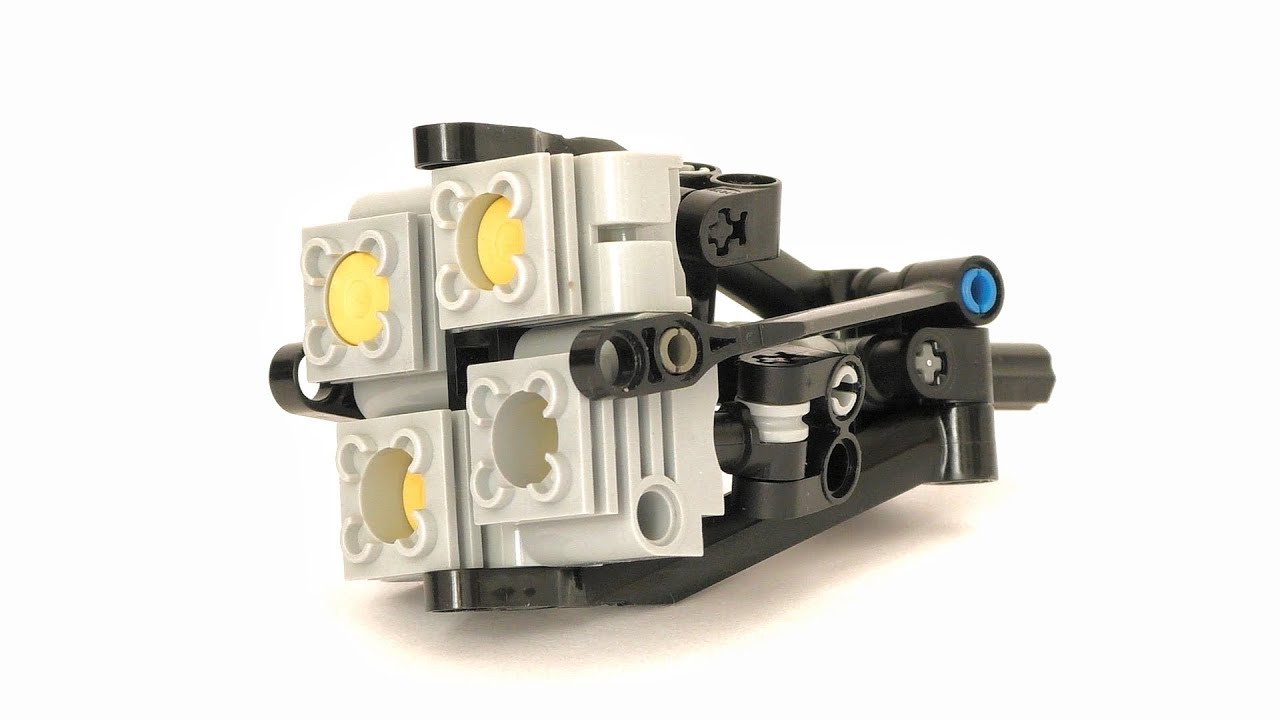 Lego Technic 4 Cylinder Axial Engine + 