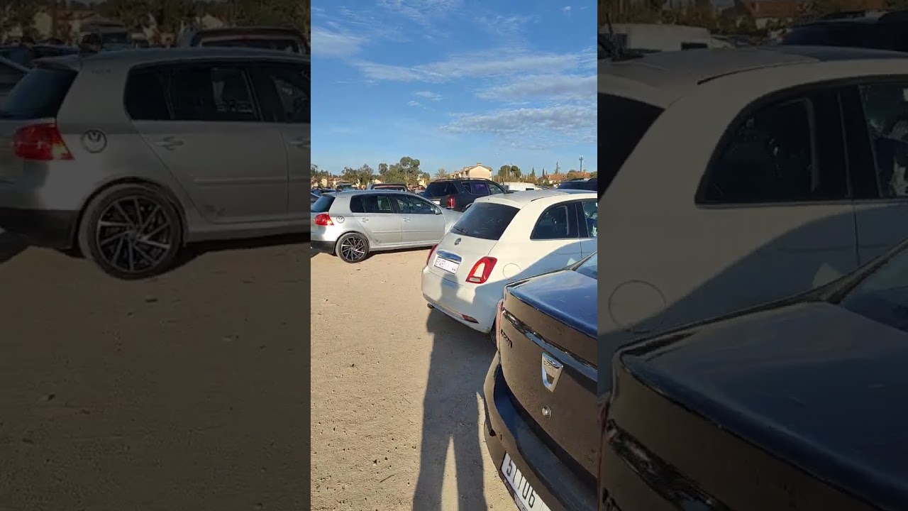 فيديو مباشر من سوق السيارات المستعملة خريبكة اليوم 0611814646