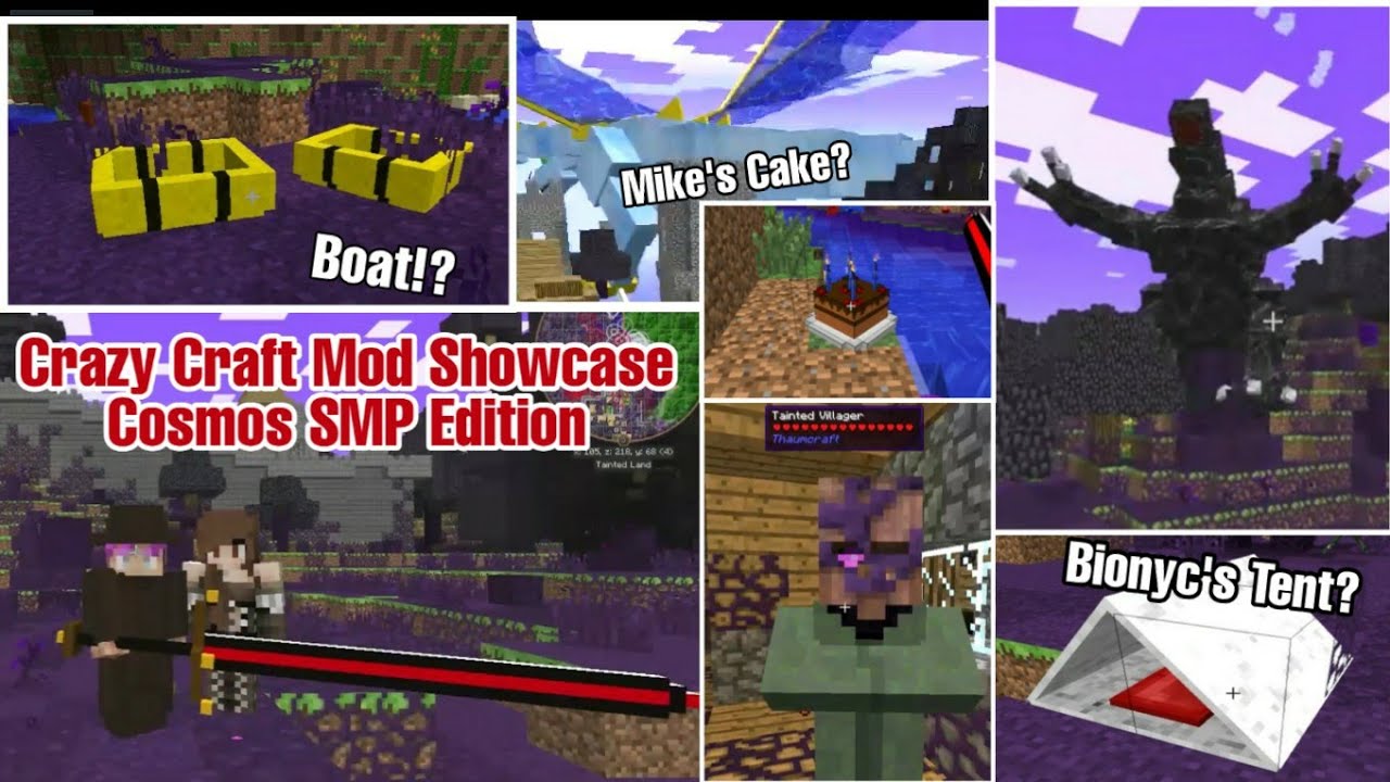 Minecraft Crazy Craft Mod Showcase in 2021!? | Cosmos SMP Edition