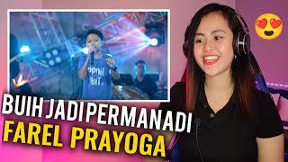 FAREL PRAYOGA NYANYI BUIH JADI PERMADANI - REACTION VIDEO