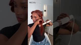 This color so stunning🔥Autumn vibe coming🍁🍁 #recoolhair #haircolor  #wigs