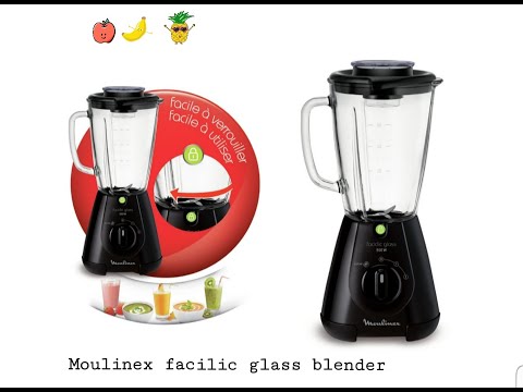 UNBOXING : Robot MOULINEX FACILIC GLASS BLENDER ( Negro )🥑🥝