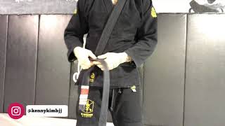 2 ways of tying your Jiu Jitsu Belt