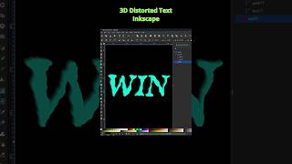 How to Create a 3D Distorted Text Effect in Inkscape