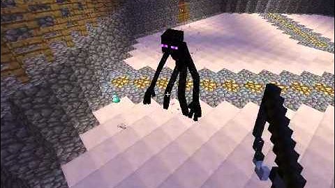 Minecraft / Mob Battles / Mutant Enderman vs Mutant Dungeon Spider (Shelob)