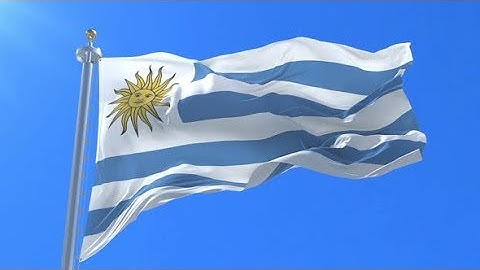 Flag of Uruguay Waving | Motion Graphics - Videohive template