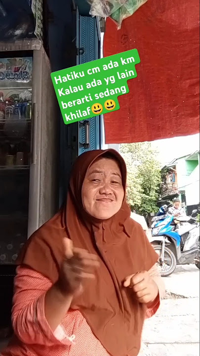hatiku cuma ada kamu kalau ada yg lain berarti sedang khilaf 😀😃 #komedimasakini