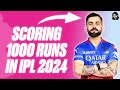  can virat kohli score 1000 runs in ipl 2024  cricket 24