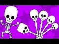 esqueleto dedo família | Rima de berçário | MIÚDOS Coleção | Skeleton Finger Family | Preschool Song