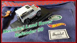 Hot Wheels Herschel Land Rover Defender 90 & Back Pack