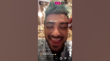 Zayn on his live🤣 #zaynmalik #onedirection #directioners #shorts #1d