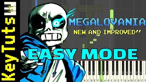 NEW AND IMPROVED - Learn to Play Megalovania from Undertale - Easy Mode