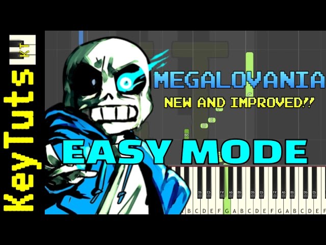 NEW AND IMPROVED - Learn to Play Megalovania from Undertale - Easy Mode