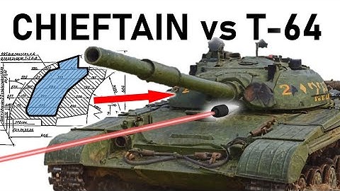 THE FIRST TANK WITH COMPOSITE ARMOUR | Chieftain vs T-64 Object 432 | Armour Penetration Simulation