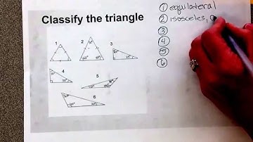 Module 4 lesson 15 classify  the triangle