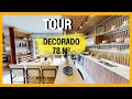 APARTAMENTO CHIQUE   78 M² - TOUR VIRTURAL DECORAÇÃO  #decoration #decoração