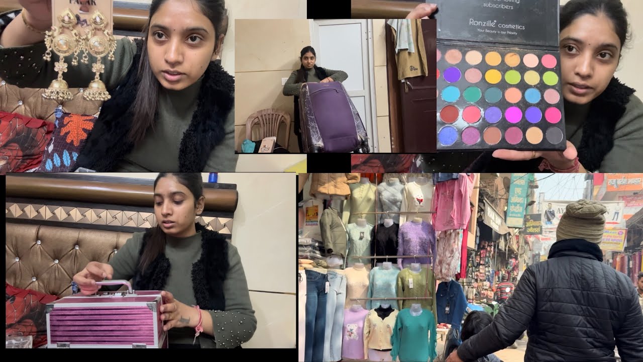 Aaj packing ki makeup 💄 and jewellery gayi mummy ke ghar rehne 🥰