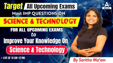APPSC Group 2 Science And Technology Classes In Telugu | Top MCQ | Adda247 Telugu