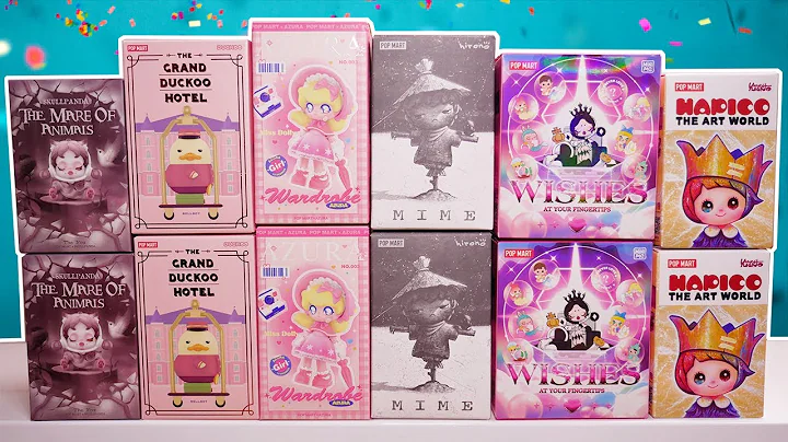 POP MART Random Blind Box Unboxing | Duckoo | Azura | Hapico | Hirono | SKULLPANDA | Minico