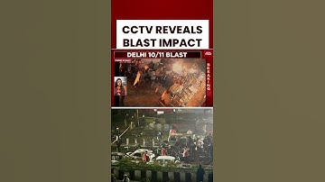 Delhi Blast: CCTV Shows Terrifying Moment of Explosion #delhiblastnews