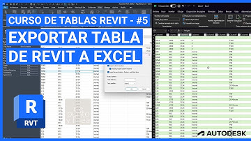 Cuantificación en Revit 05 | Exportar tabla de Revit a Excel | Cubicación para principiantes