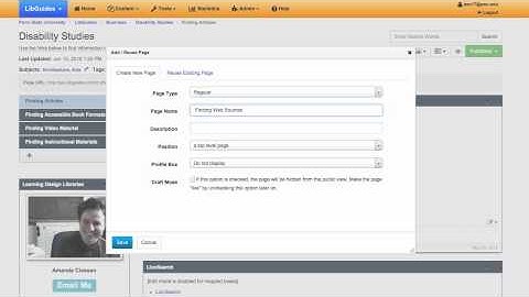 LibGuides: Pages
