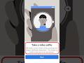 Record A Video Of Yourself FB Upload Verification Selfie Facebook Selfie Verification AppFixi