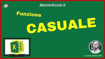 MasterExcel.it | Tutorial Funzione Random Excel (generatore di numeri casuali o sequenze random)