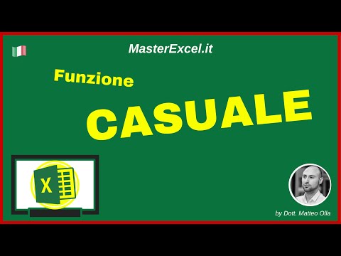 Video: Come si genera una matrice casuale?