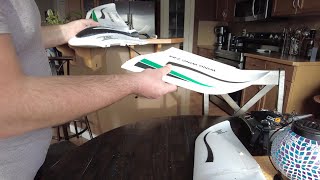 Wing Wing Z - 84 flying wing .. Magnet Wing Attachments .. flying weight UNDER 250 grams .. 🔋✈️👍💚..