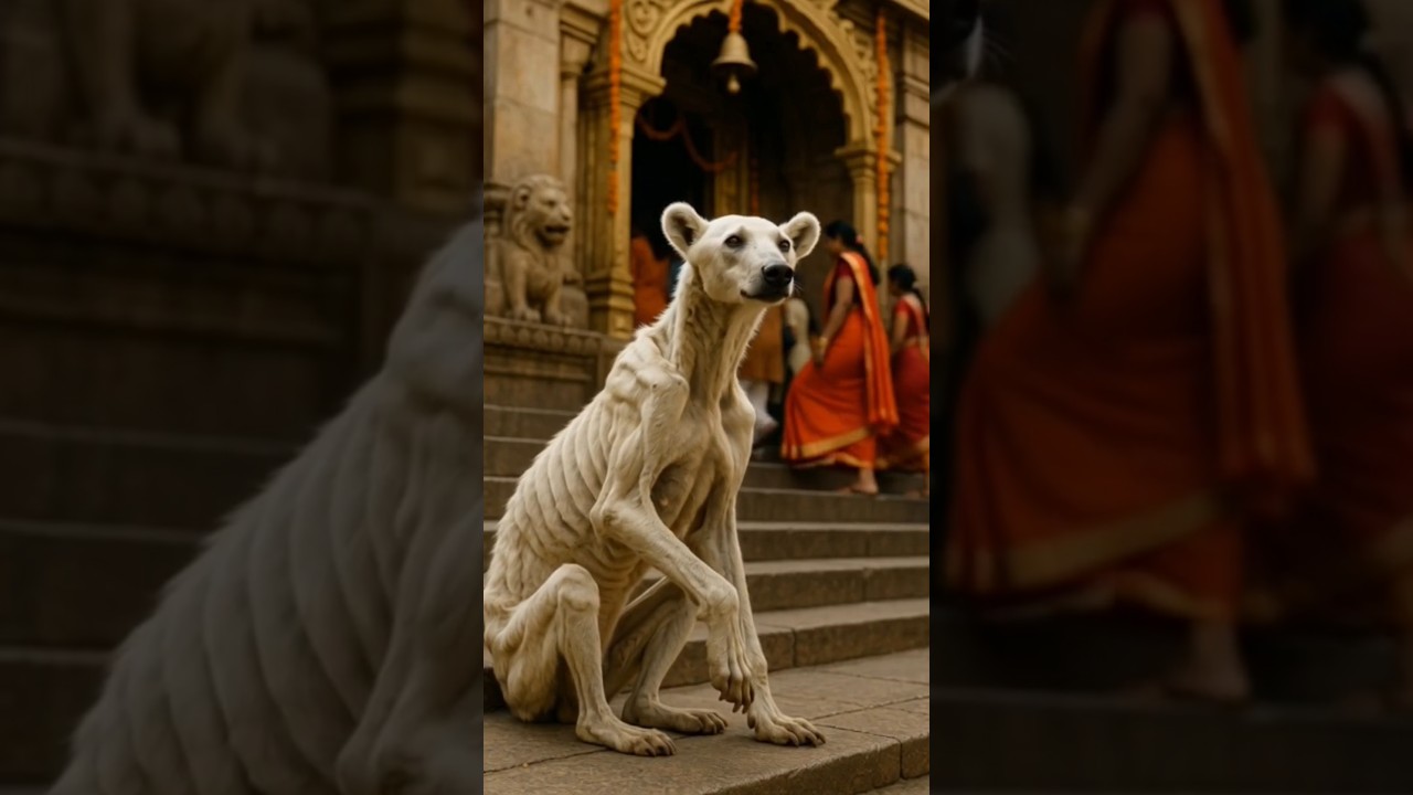 Heart-Breaking Story of a Father Bear 🐻💔 Real Temple Emotions 