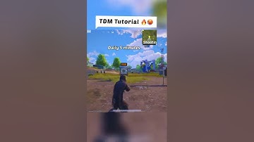 TDM Tutorial ( Jiggle + crosshair ) Tips And Tricks 🔥 #shorts #pubgmobile #bgmi #tipsandtricks