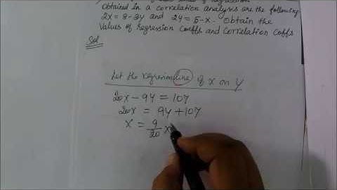 11th B-Maths [Part-231] Ex-9.2-11 Correlation and Regression  Gomathi dharmarajan