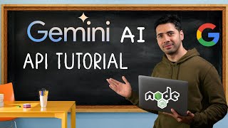 Google Gemini AI API Tutorial ✦ How to Use Gemini AI API for Beginners