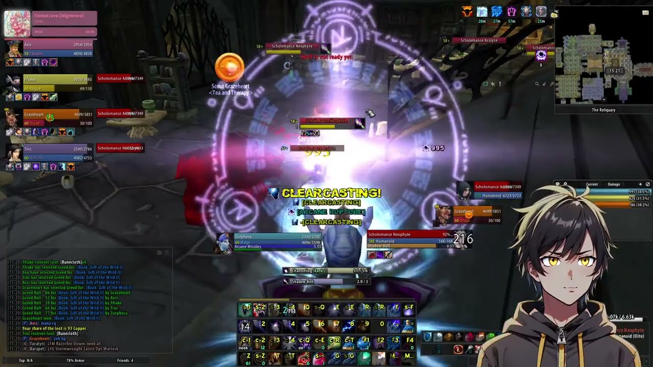 🔴Turtle WoW Private server! 60 Arcane mage! Custom Vanilla server~