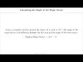 Understanding Sectors of a Circle