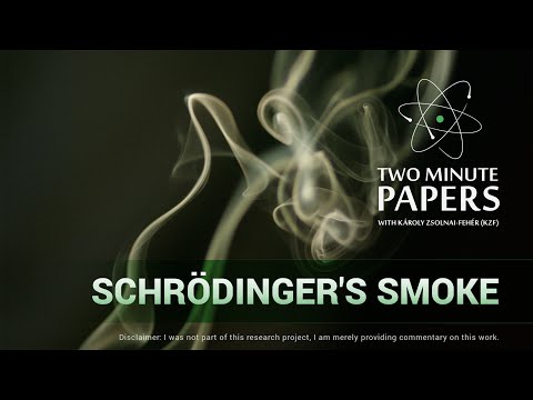 Schrödinger's Smoke | Two Minute Papers #70