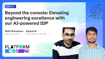 Beyond the console: Elevating engineering excellence with our AI-powered IDP