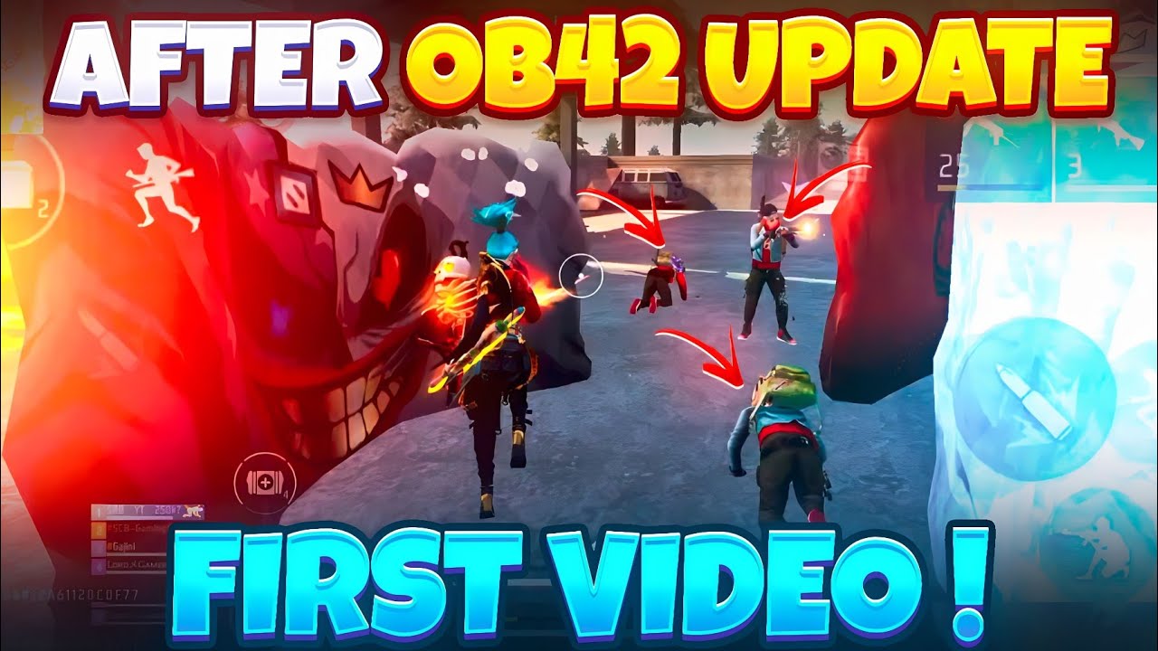 After Ob42 Update First Power Full Video 🔥🔥🤣 || @funwithsrbyt || #freefire #comedy #trending
