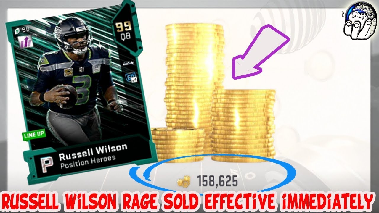 Russell Wilson RAGE SOLD Effective Immediately! (MAX RAGE) | Madden 19 ...