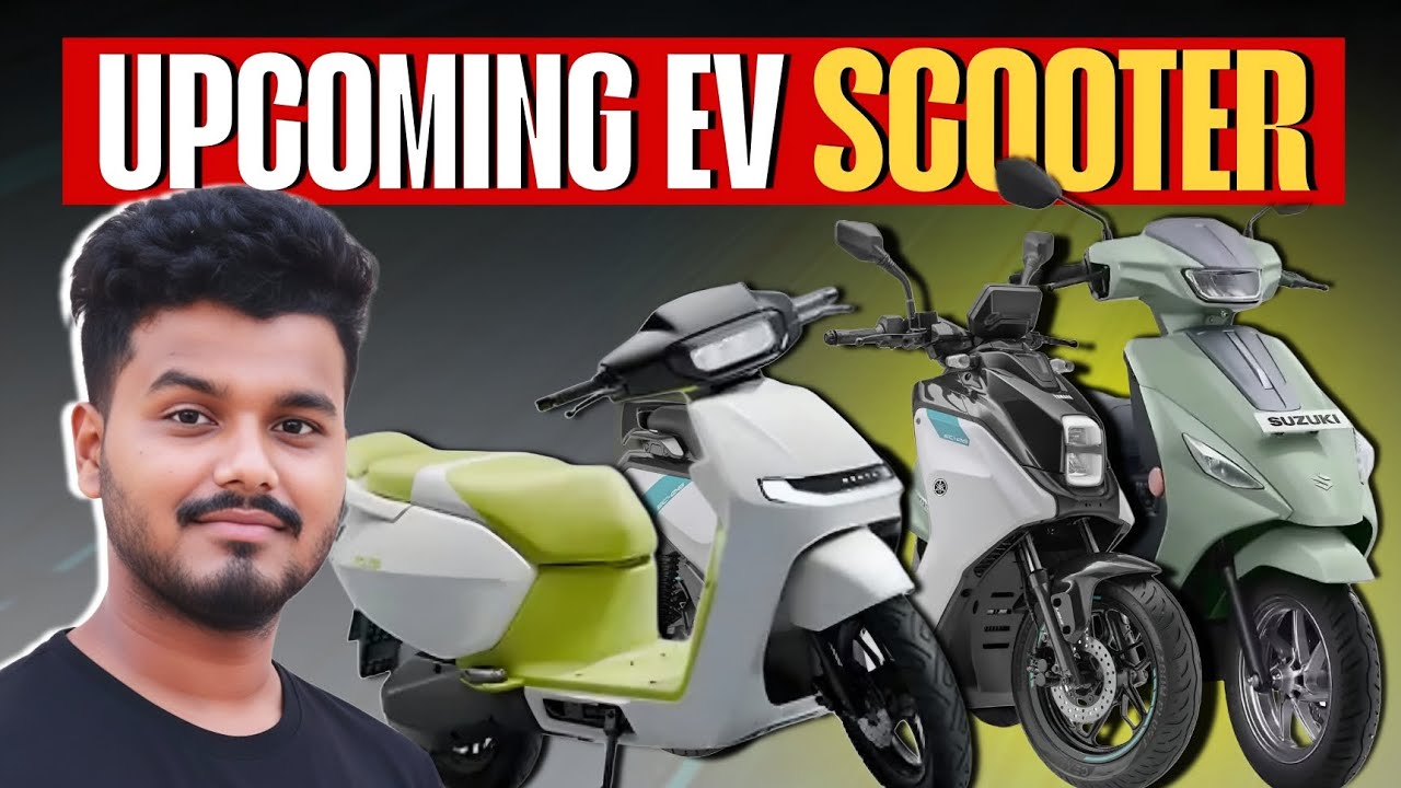 Top 5 Upcoming EV Scooters in India (2025-2026) ⚡ | Suzuki, Ola ...