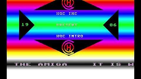 HQC Intro 7 Amiga Intro (1986)