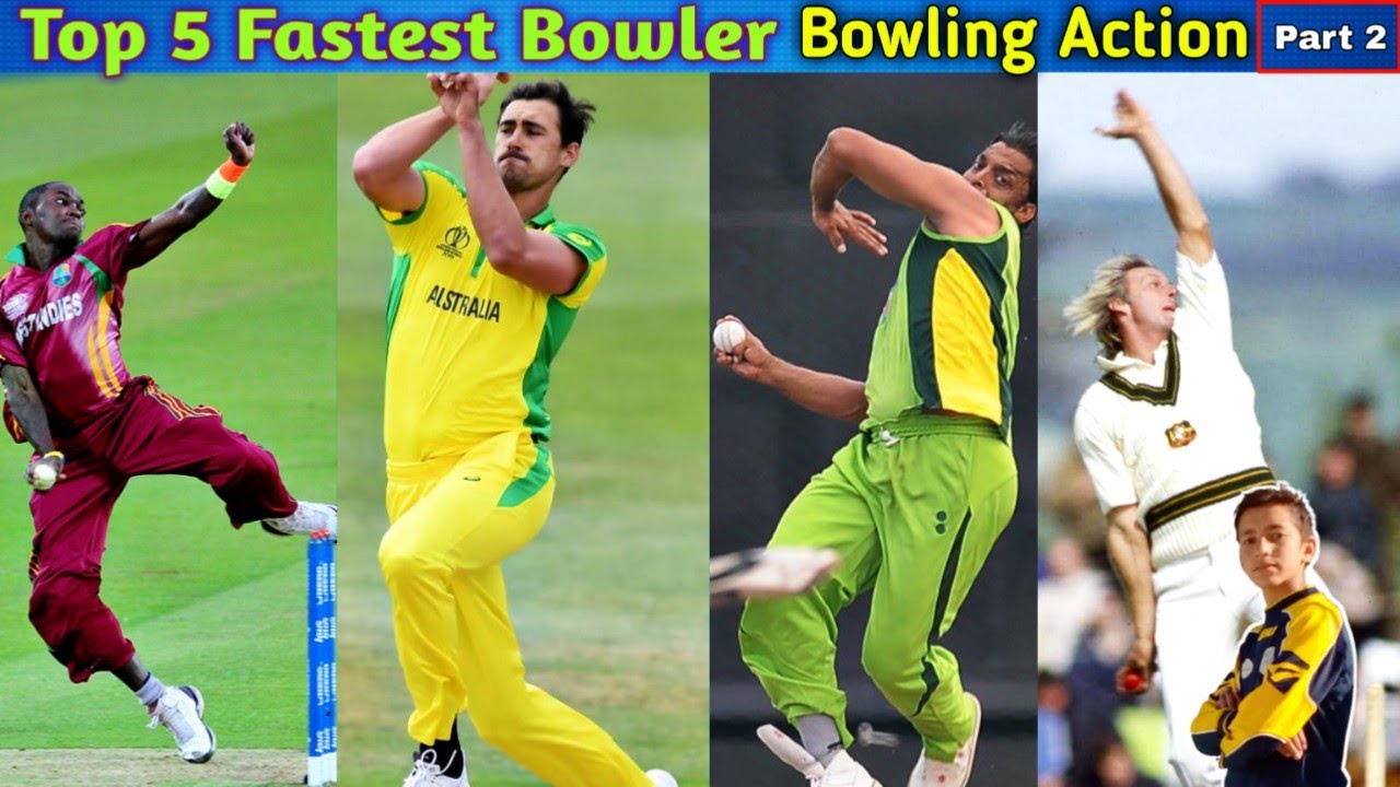 Top 5 Fastest Bowler Bowling Action Copy Part 2 |Cricket Fans - YouTube
