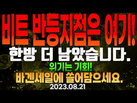   비트코인 반등은 여기서 터집니다 위기는 기회 바겐세일에 쓸어담으세요 리플 도지코인 체인링크는 25 875는 지켜야 합니다 비트코인 차트분석 시황 및 전망