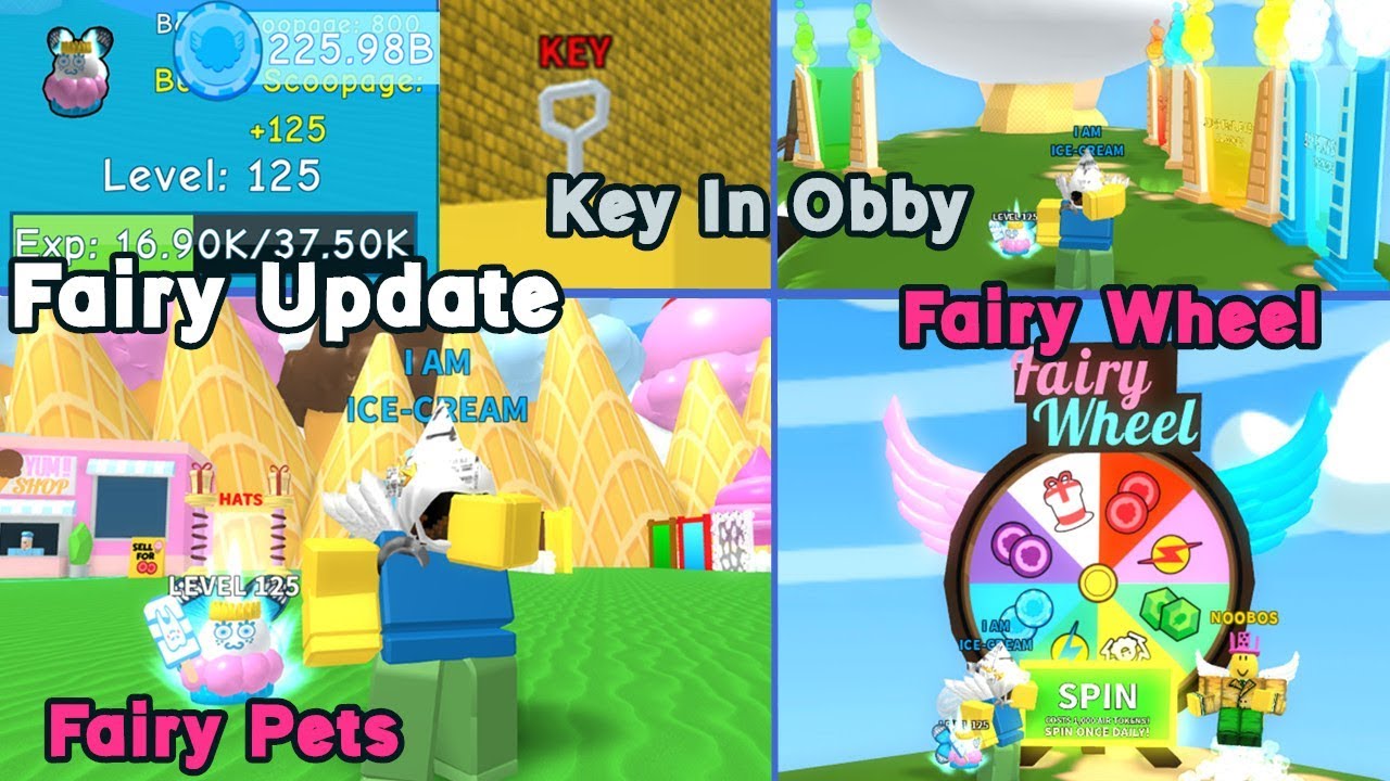 Update Fairy Pets Fairy Wheel New Obbys And Key New Hats And - roblox blob simulator hack how to get 90000 robux