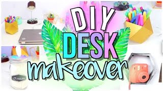 DIY Desk Decor + Organization | Desk Area Makeover | JENerationDIY