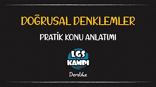 Doğrusal Denklemler Lgs Kampı