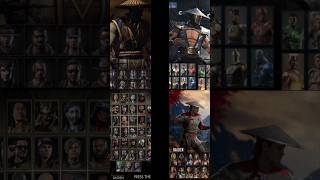 Raiden Selection Screen Evolution in MkX,Injustice 2,MK11 and MK1 KhaosReigns