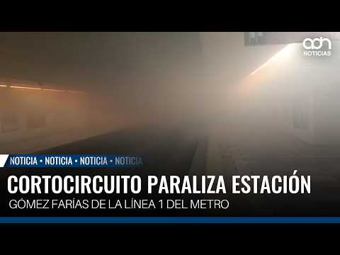 Short circuit paralyzes Metro Line 1 Gómez Farías station